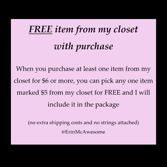 Tops - Free item with purchase!